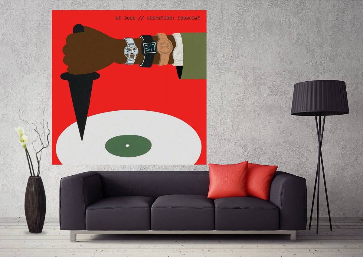 Mf Doom Operation Doomsday Remastered Music Album Cover Art - Poster | Canvas Wall Art Print