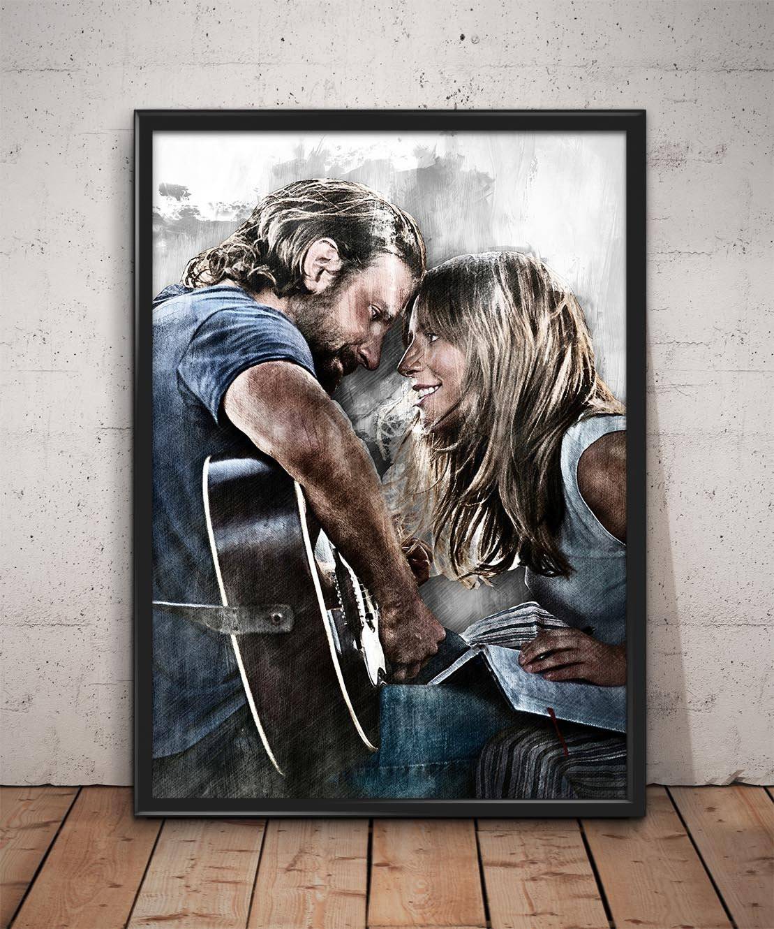 Star Is Born Print Star Is Born Wall Art - Poster | Canvas Wall Art Print
