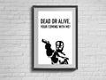 Classic Old Movies Wall Art. Film Lovers Print. Quote. Modern - Poster | Canvas Wall Art Print