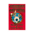 Jimi Hendrix Experience 'Flying Eyeball' 1968 Concert - Poster | Canvas Wall Art Print