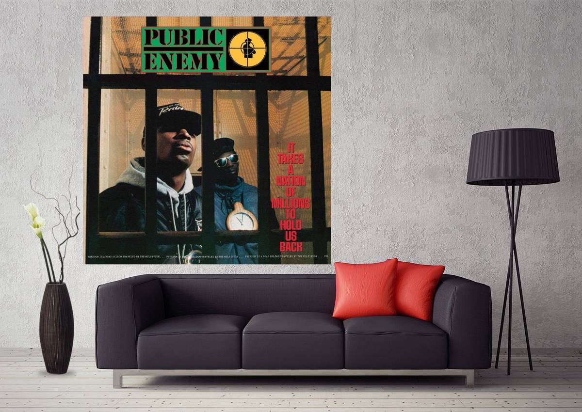 Public Enemy It Takes A Nation Of Millions To Hold Us Back Album Cover Art - Poster | Canvas Wall Art Print