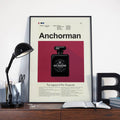 Anchorman Mid-Century Modern Inspired Print - Poster | Canvas Wall Art Print