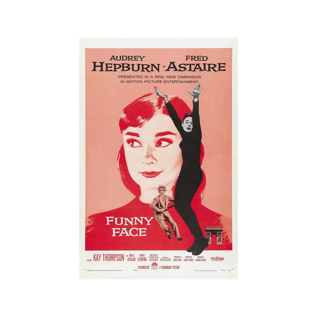 Funny Face 1957 Movie Ver. 1 - Poster | Canvas Wall Art Print