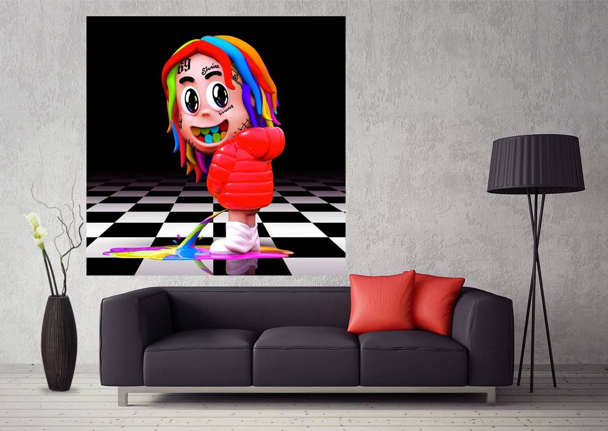 Tekashi 6Ix9Ine Dummy Boy Art - Poster | Canvas Wall Art Print
