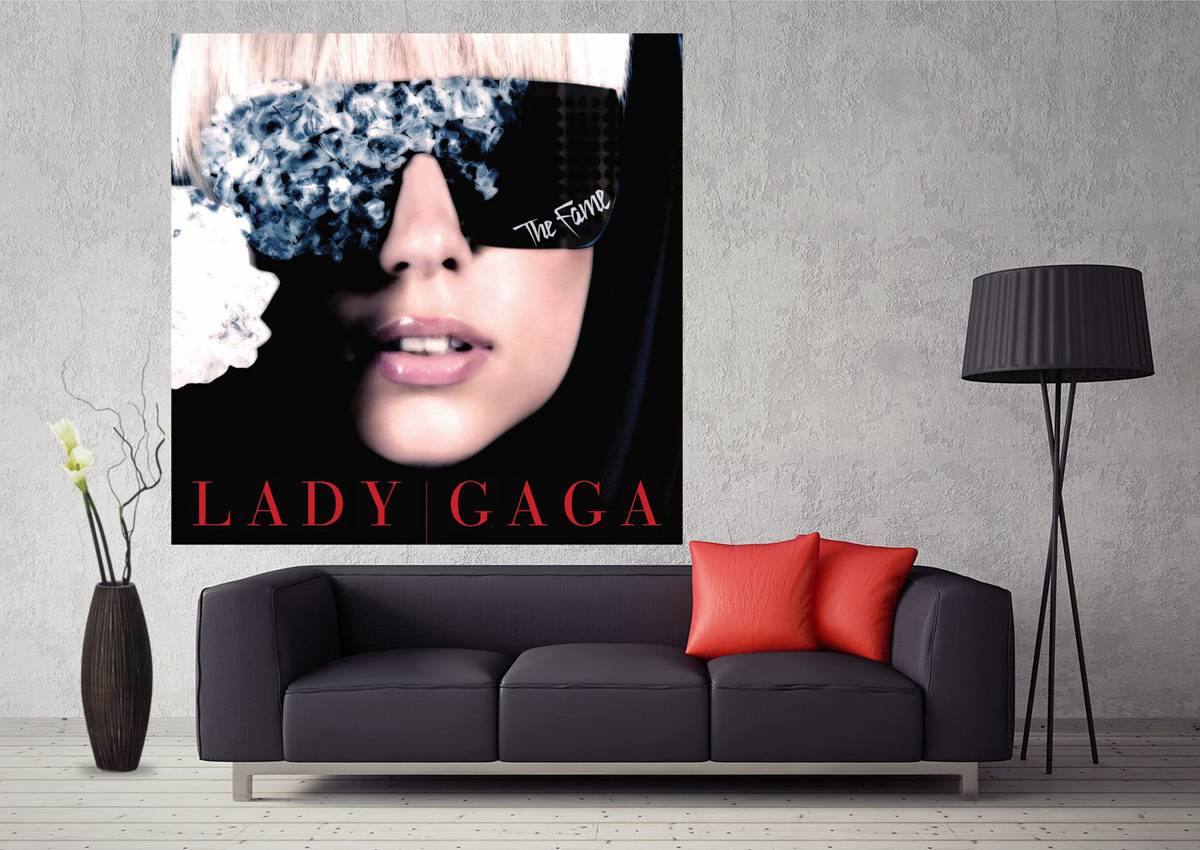 Lady Gaga Fame Music Album Cover Art - Poster | Canvas Wall Art Print