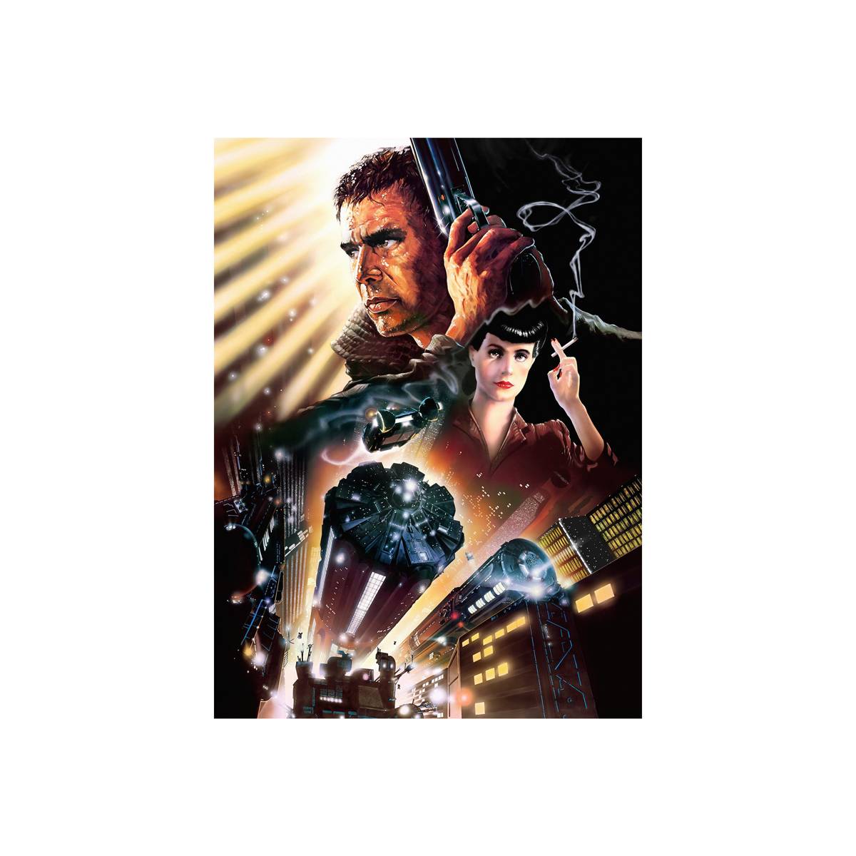 Blade Runner 1982 Movie Ver. 1 (Textless) - Poster | Canvas Wall Art Print