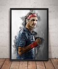 Roger Federer Print Roger Federer Wall Art - Poster | Canvas Wall Art Print