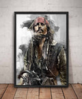 Jack Sparrow Print Jack Sparrow Wall Art - Poster | Canvas Wall Art Print