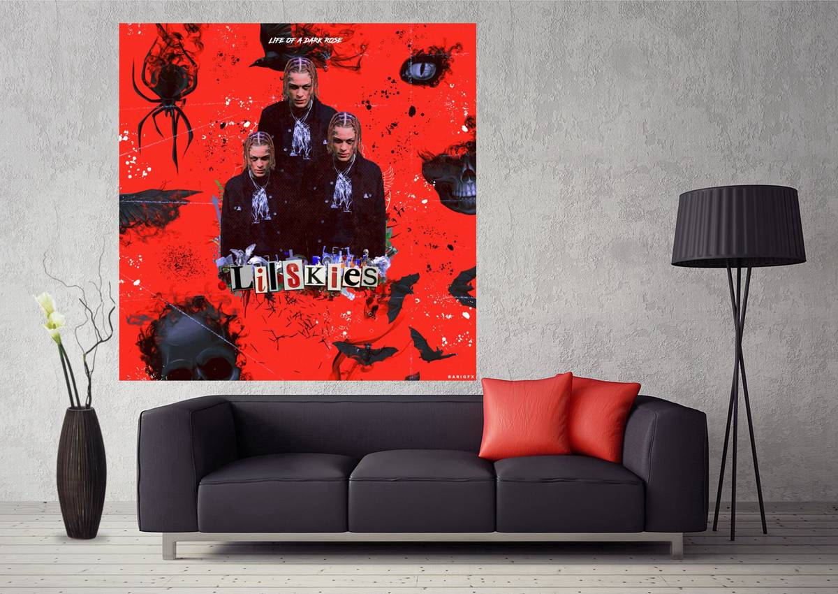 Lil Skies Album Music Cover Art - Poster | Canvas Wall Art Print
