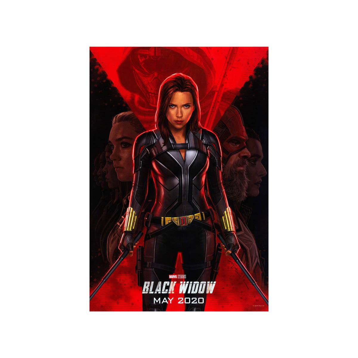 Black Widow 2020 Movie Ver. 2 - Poster | Canvas Wall Art Print