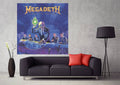 Megadeth Rust In Peace Music Album Cover Art - Poster | Canvas Wall Art Print