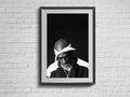 Rap. Modern Wall Art. American Rapper Artist Print. - Poster | Canvas Wall Art Print