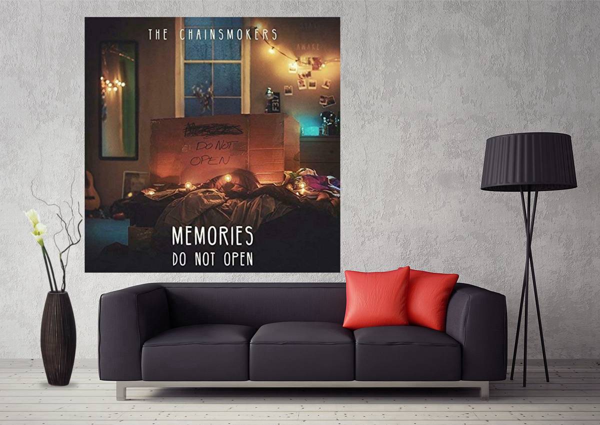 The Chainsmokers Memories Music Album Cover Art - Poster | Canvas Wall Art Print
