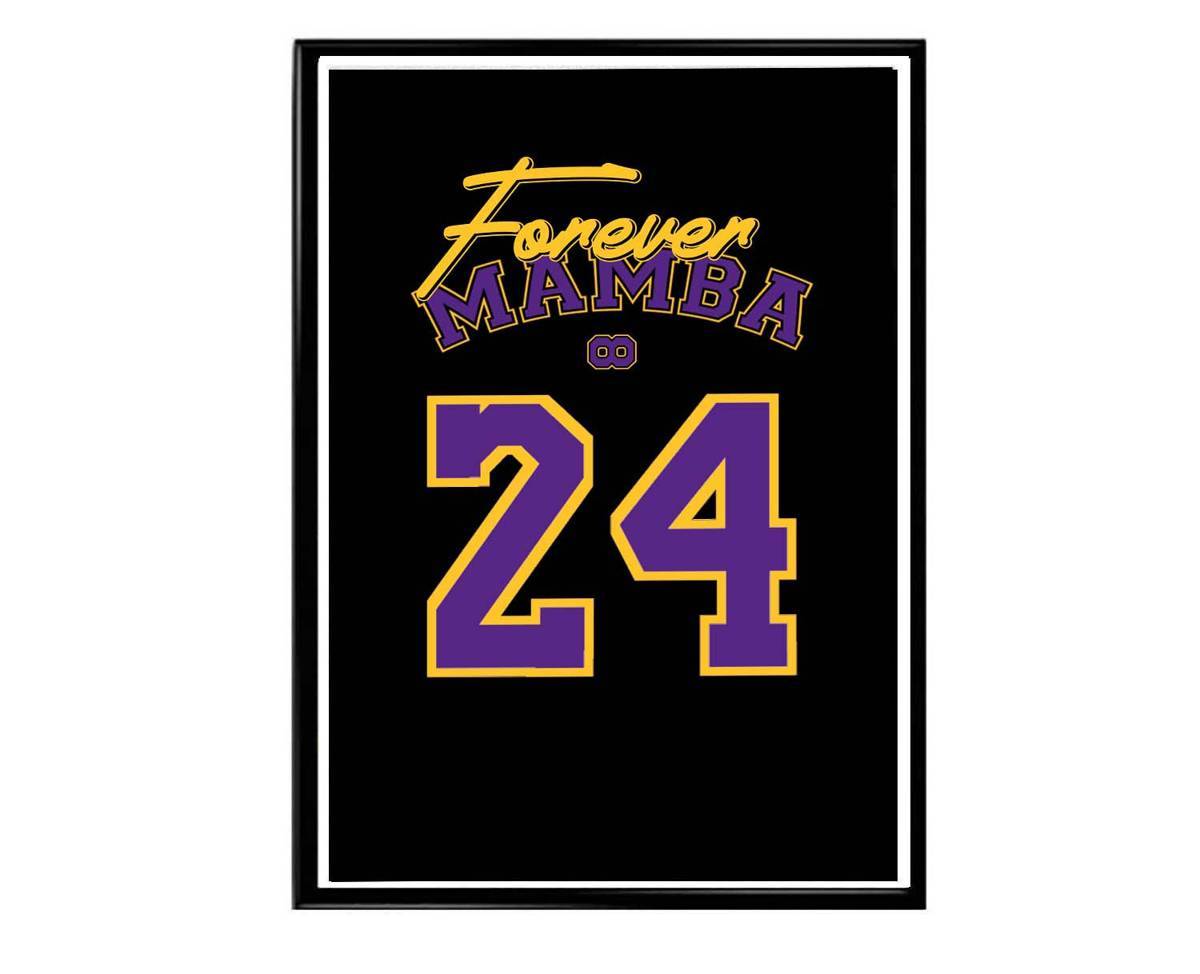 Forever Mamba Poster, Hypebeast Poster, Sports Poster, Urban Wall Art, Basketball Wall Art, Sports Fan Posters - Poster | Canvas Wall Art Print
