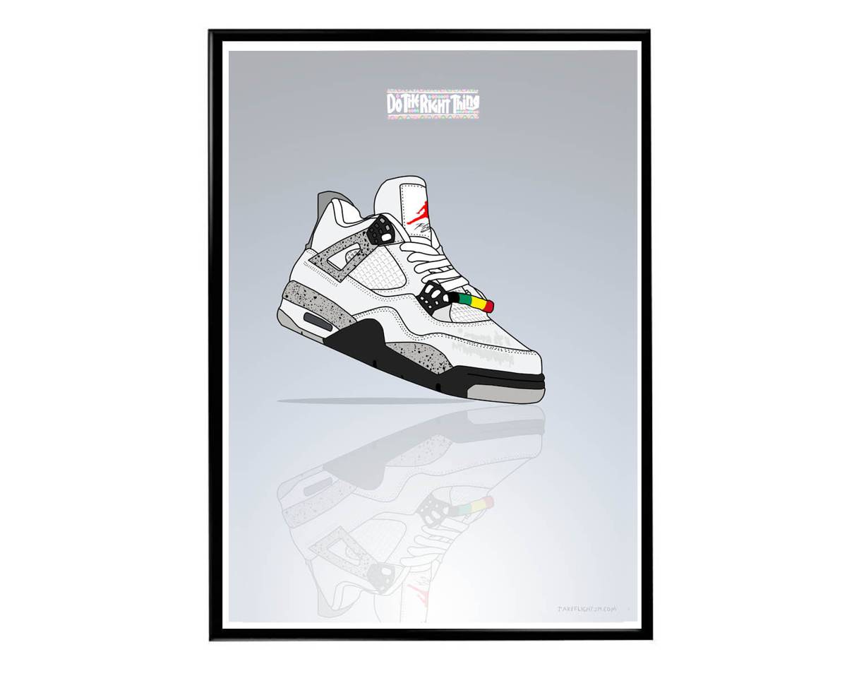 Buggin Out Jays Sneaker Poster, Hypebeast Poster, Kicks Poster, Urban Wall Art, Graffiti Wall Art, Streetwear Posters, Sneaker Art - Poster | Canvas Wall Art Print