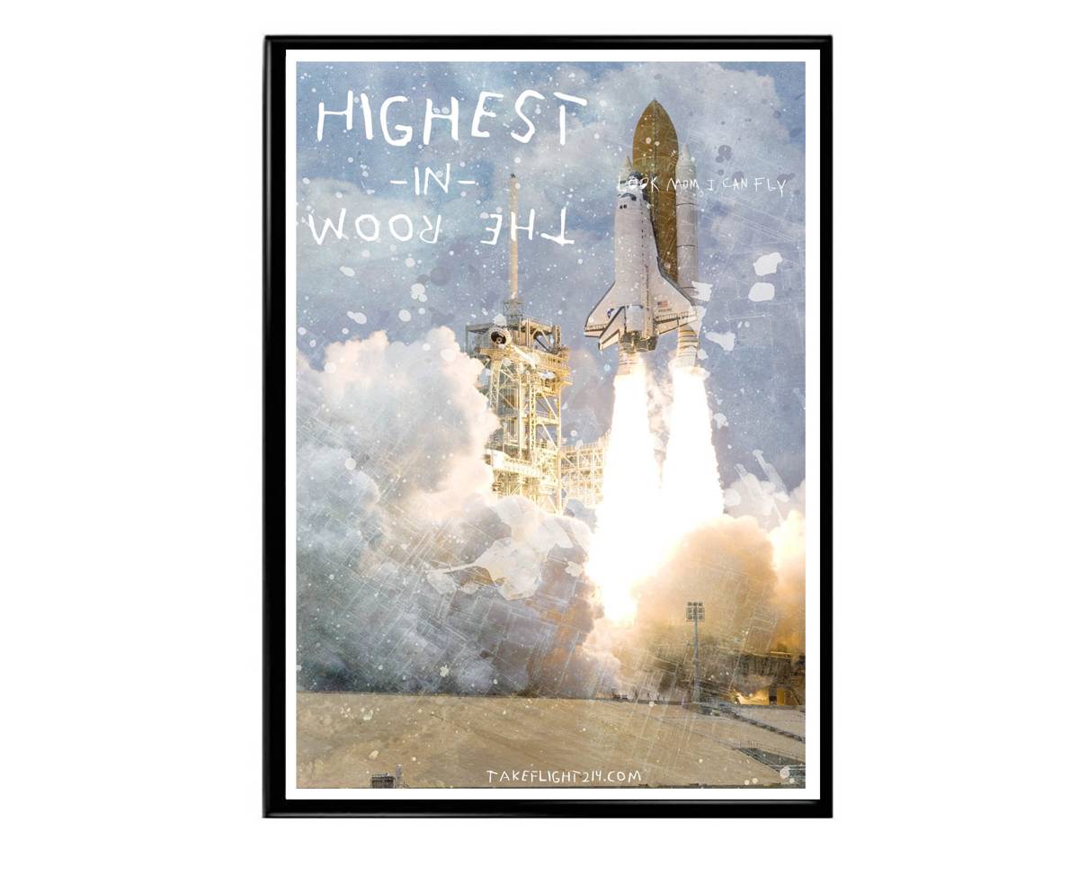 Highest In The Room Poster, Hypebeast Poster, Hip Hop Poster, Urban Wall Art, Streetwear Wall Art, Music Posters - Poster | Canvas Wall Art Print