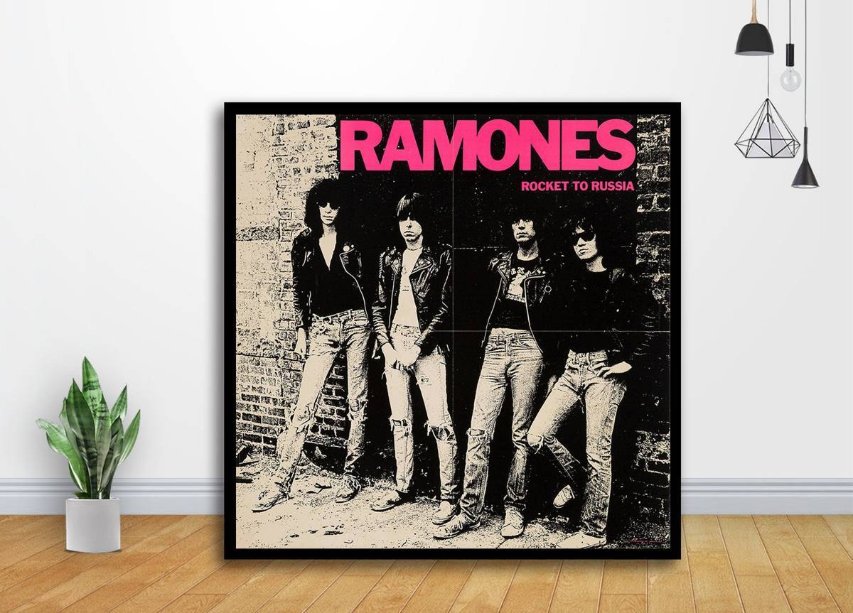 The Ramones In Manchester Vintage Music Album Art - Poster | Canvas Wall Art Print