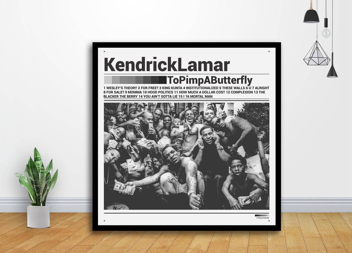 Kendrick Lamar Music Album Art - Poster | Canvas Wall Art Print