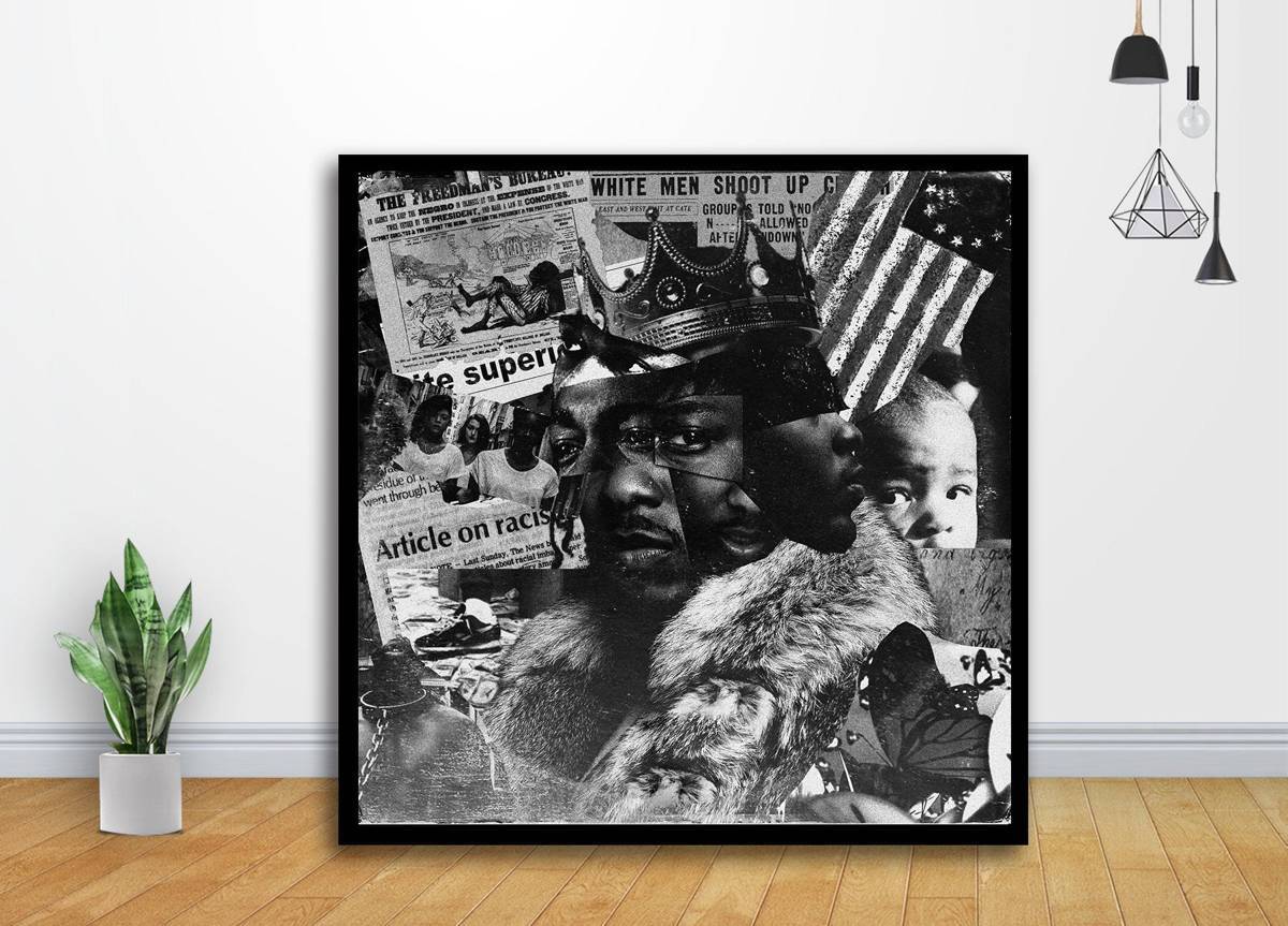 Kendrick Lamar Album Music Cover Art - Poster | Canvas Wall Art Print