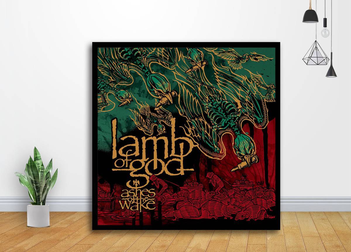 Lamb Of God Ashes Of The Wake Music Album Cover Art - Poster | Canvas Wall Art Print