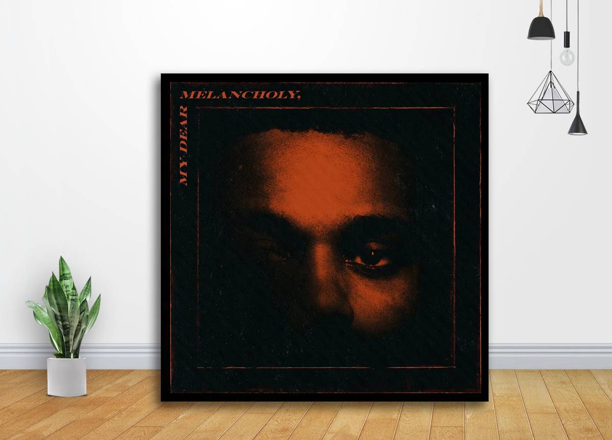 The Weeknd - My Dear Melancholy Music Album Cover Art - Poster | Canvas Wall Art Print
