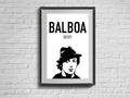 Rocky Balboa Wall Art. Movie. Modern Print. - Poster | Canvas Wall Art Print