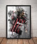 Paolo Maldini Print Paolo Maldini Wall Art - Poster | Canvas Wall Art Print