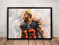 Odell Beckham Jr Print Odell Beckham Jr - Poster | Canvas Wall Art Print