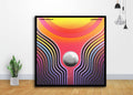 Tame Impala Psychedelic Rock Currents Music Album Cover Art - Poster | Canvas Wall Art Print