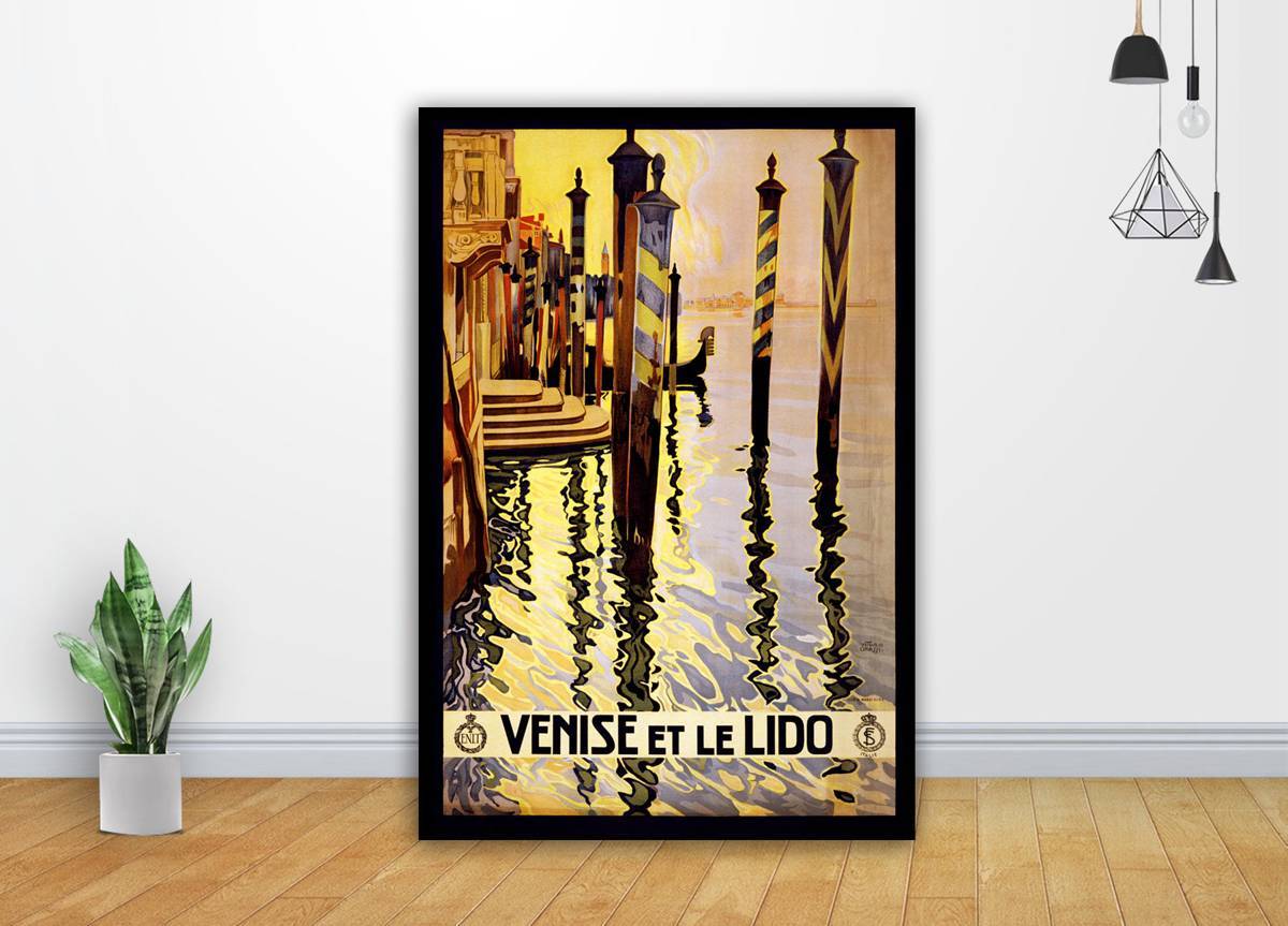 Venice Italy Vintage Travel Art - Poster | Canvas Wall Art Print