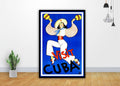 Cuba Illustrated Travel Art - Poster | Canvas Wall Art Print
