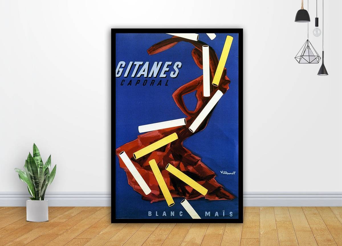 1955 Gitanes Caporal Art - Poster | Canvas Wall Art Print