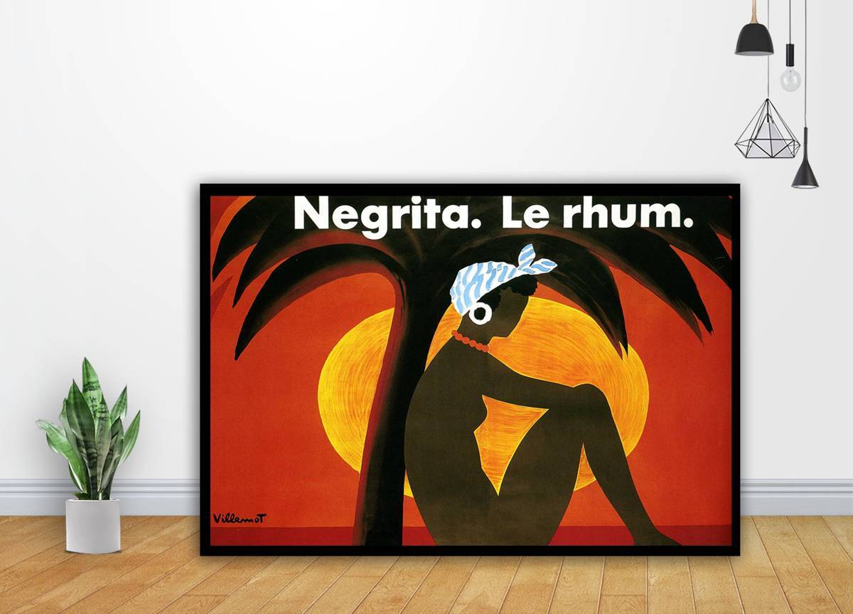 1974 Le Rhum N?Grita Art - Poster | Canvas Wall Art Print