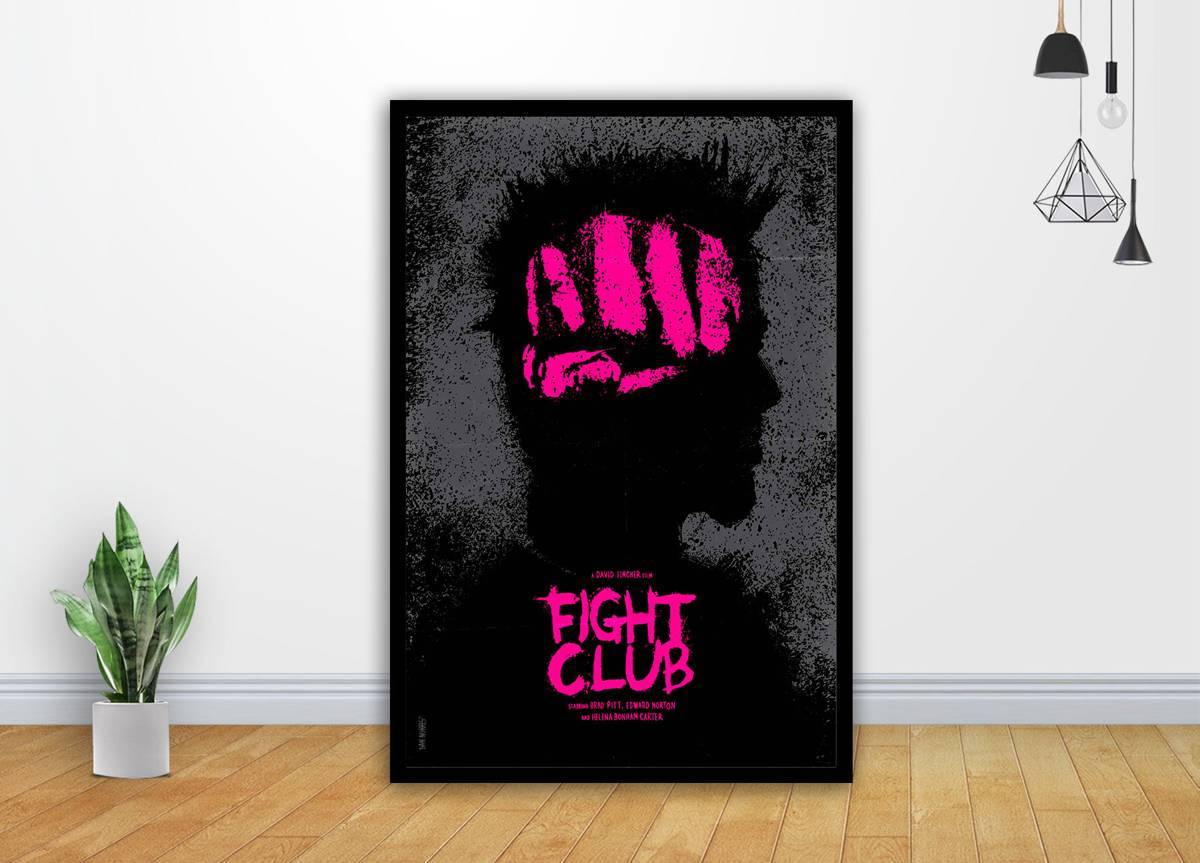 Classic Film Fight Club Art - Poster | Canvas Wall Art Print