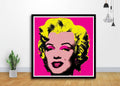 Marilyn Monroe Pop Andy Warhol Photo Art - Poster | Canvas Wall Art Print