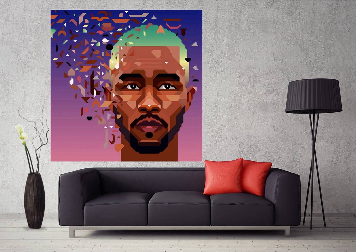 Frank Ocean Blonde Album Music Cover Art - Poster | Canvas Wall Art Print