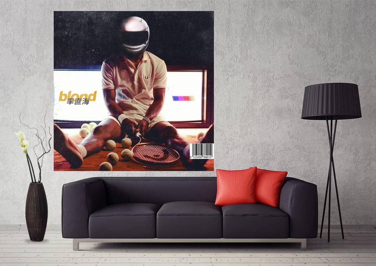 Frank Ocean Blonde Album Cover Music Art - Poster | Canvas Wall Art Print