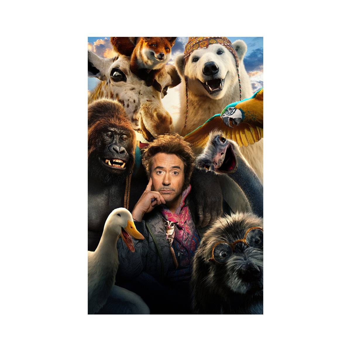 Dolittle 2020 Movie Ver. 1 (Textless) - Poster | Canvas Wall Art Print
