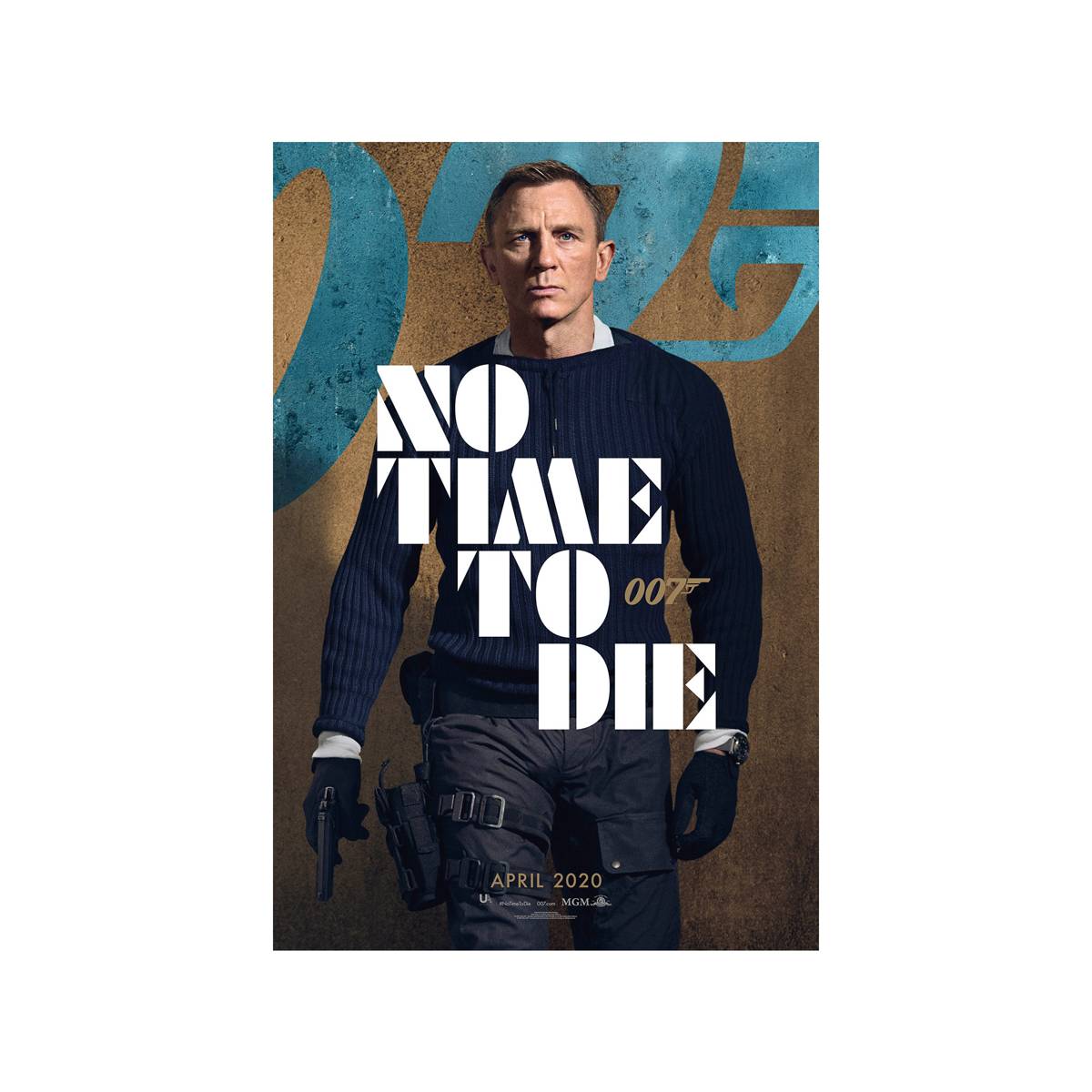 No Time To Die 2020 Movie Ver. 2 - Poster | Canvas Wall Art Print