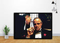 The Godfather 1972 Retro Classic Movie Art - Poster | Canvas Wall Art Print