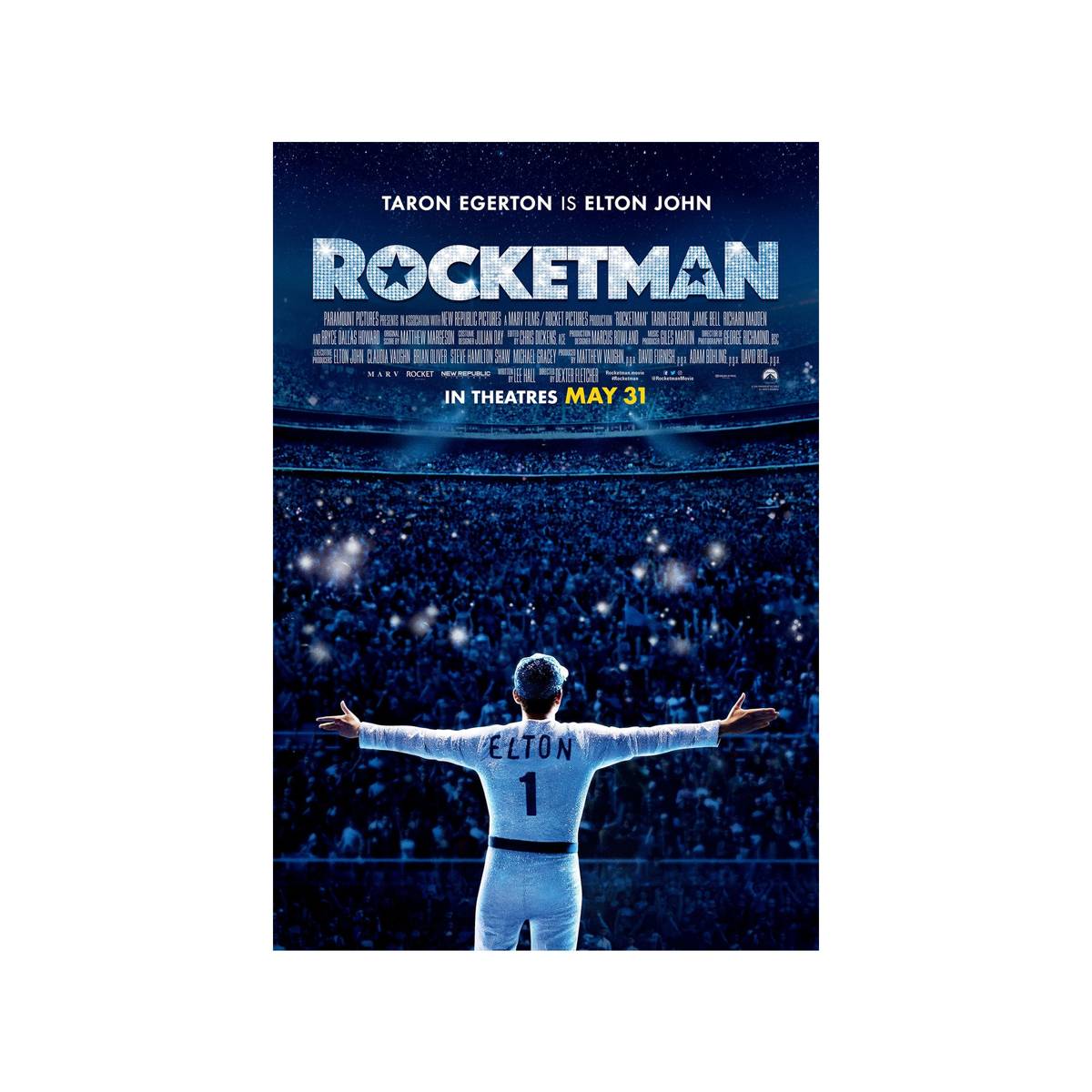Rocketman 2019 Movie Ver. 1 - Poster | Canvas Wall Art Print