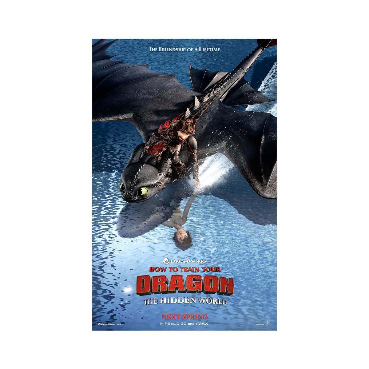 How To Train Your Dragon: The Hidden World 2019 Movie Ver. 2 - Poster | Canvas Wall Art Print
