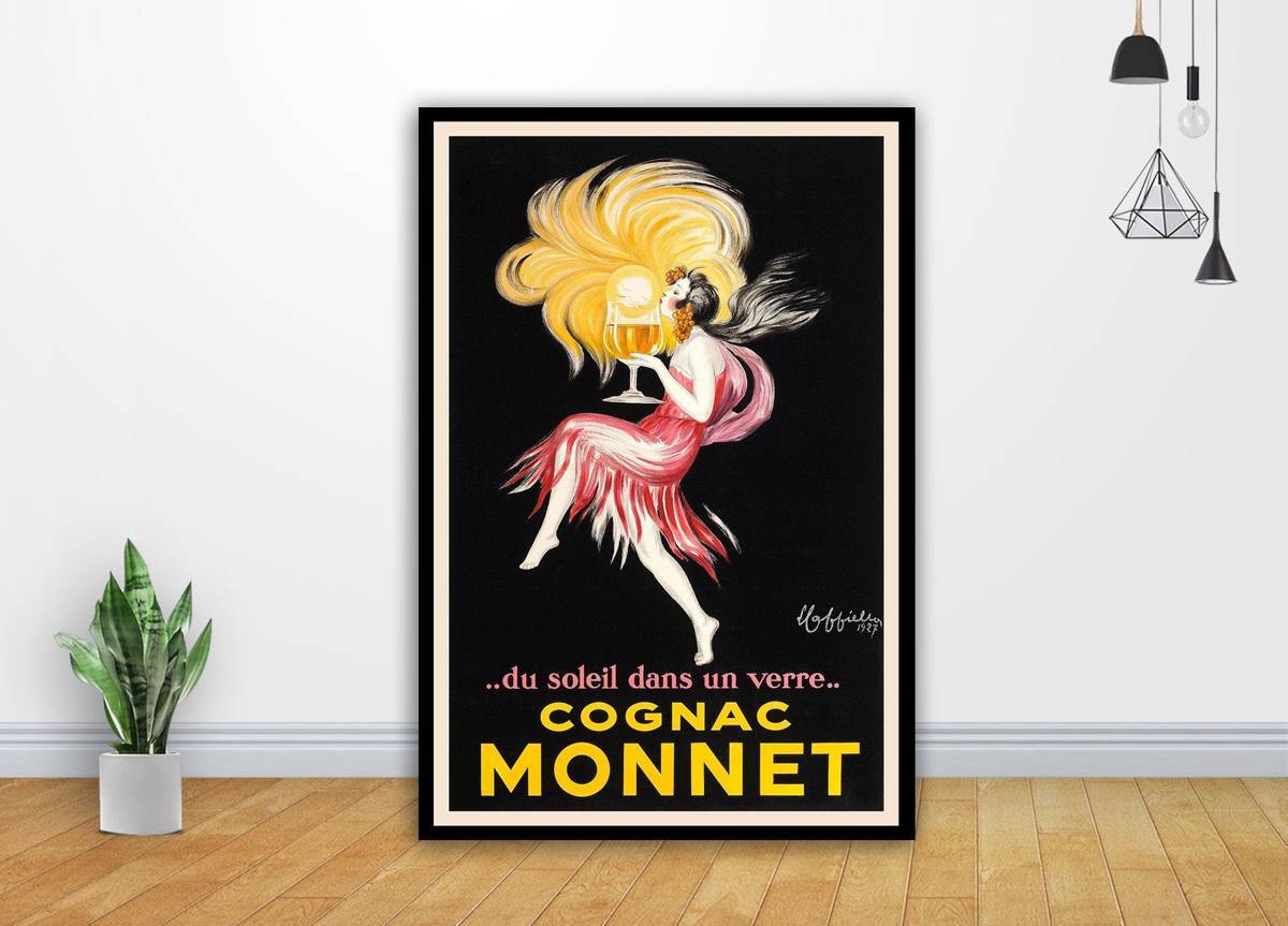 Cognac Monnet French Art - Poster | Canvas Wall Art Print