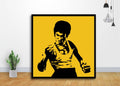 Bruce Lee Painting Art - Poster | Canvas Wall Art Print