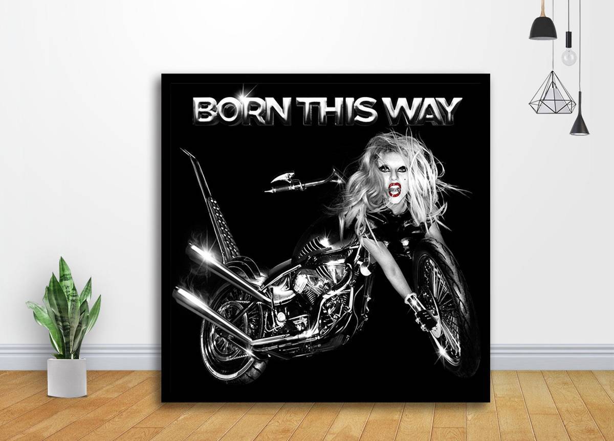 Lady Gaga -Born This Way Music Album Cover Art - Poster | Canvas Wall Art Print