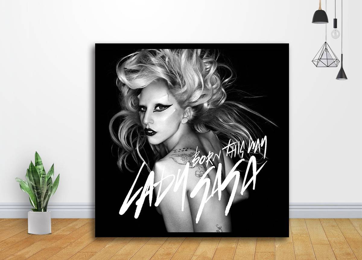 Lady Gaga -Born This Way Music Album Cover Art - Poster | Canvas Wall Art Print