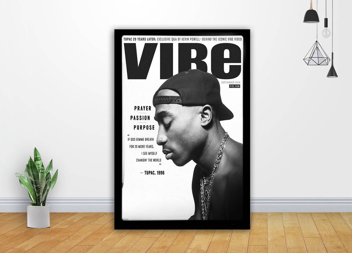 Tupac Shakur 2Pac Art - Poster | Canvas Wall Art Print