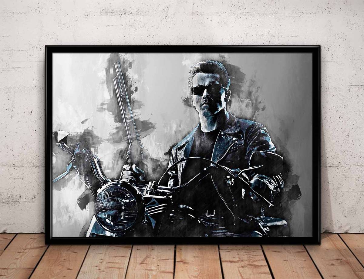 Terminator Print Terminator Wall Art - Poster | Canvas Wall Art Print