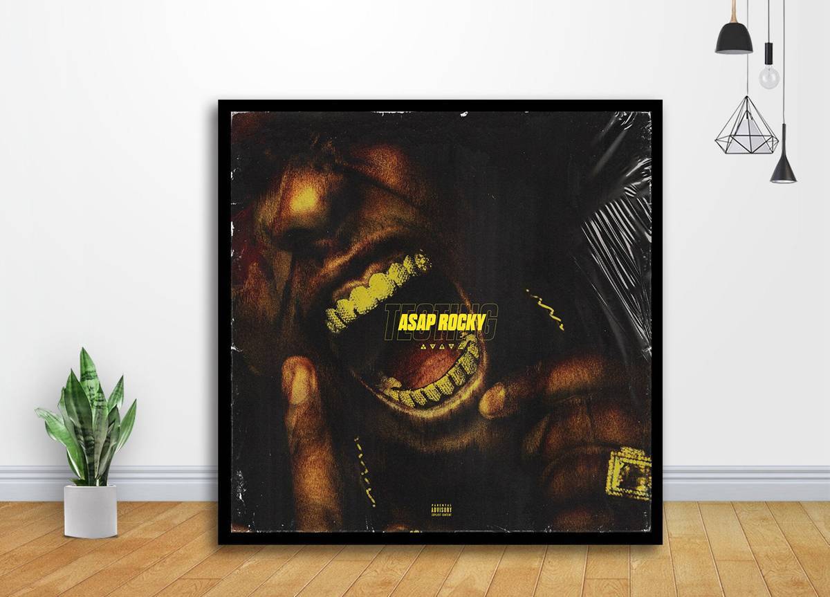 Asap Rocky Testing Music Album Cover Art - Poster | Canvas Wall Art Print
