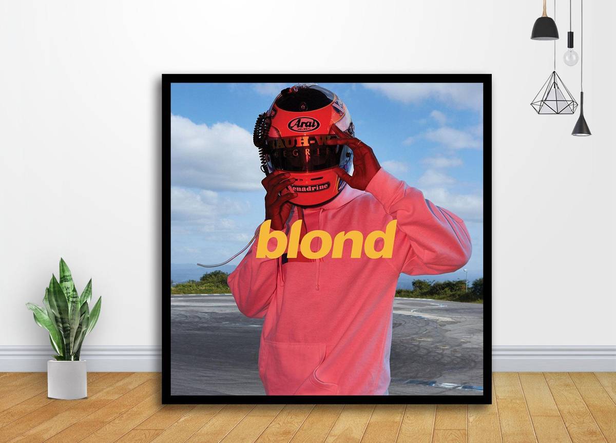 Frank Ocean Blonde Music Album Cover Art - Poster | Canvas Wall Art Print
